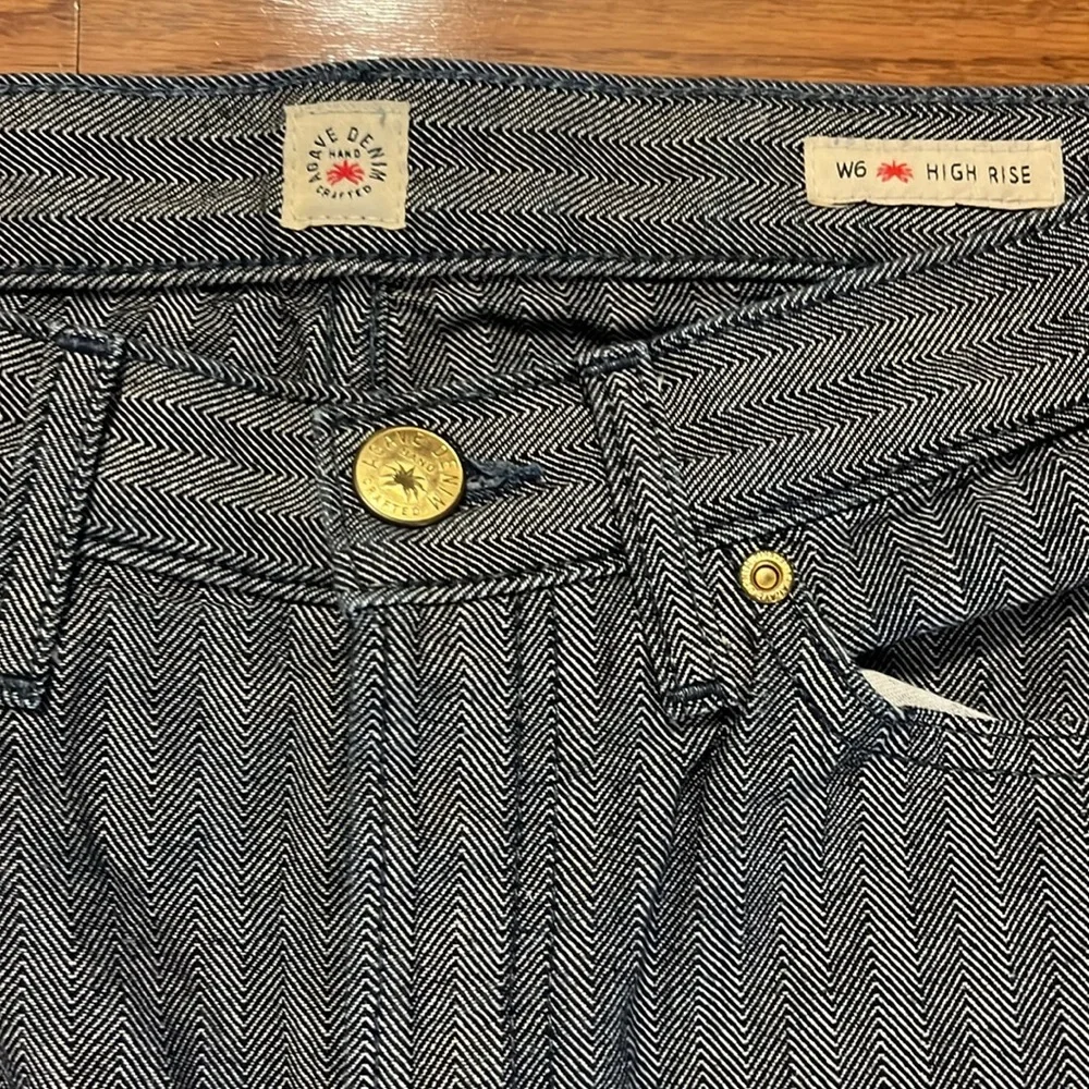 Agave Denim W6 High Rise Straight Button Fly Oakley Rinse Size 27 - Picture 4 of 16